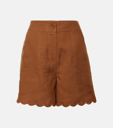 Eres Cheri scalloped linen shorts - Eres - Modalova