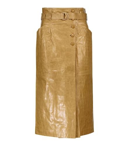 Sonia leather midi skirt - Ulla Johnson - Modalova