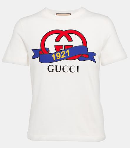Camiseta de algodón con Interlocking G - Gucci - Modalova