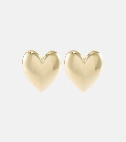 Pendientes Puffy Heart Small chapados en oro de 14 ct - Jennifer Fisher - Modalova