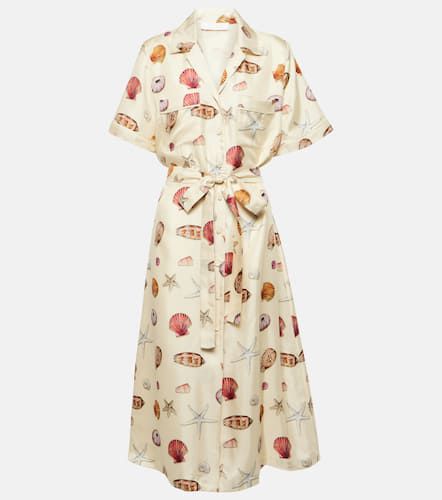 ChloÃ© Printed silk twill shirt dress - Chloe - Modalova