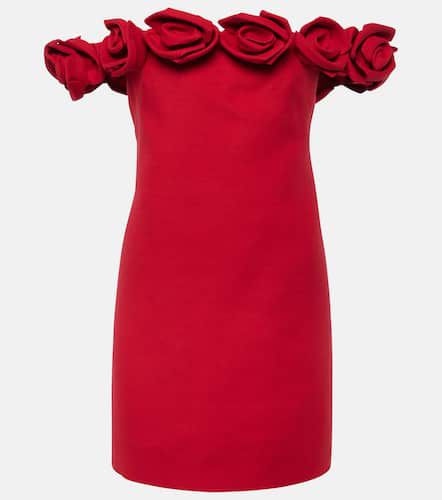 Vestido corto de Crepe Couture con apliques - Valentino - Modalova