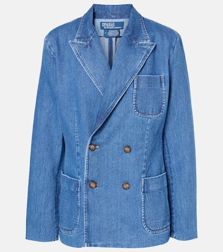 Blazer doppiopetto di jeans - Polo Ralph Lauren - Modalova