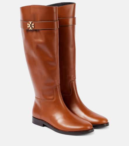 Tory Burch Stiefel T Lock aus Leder - Tory Burch - Modalova