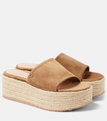 Espadrille-Pantoletten aus Veloursleder - Gianvito Rossi - Modalova