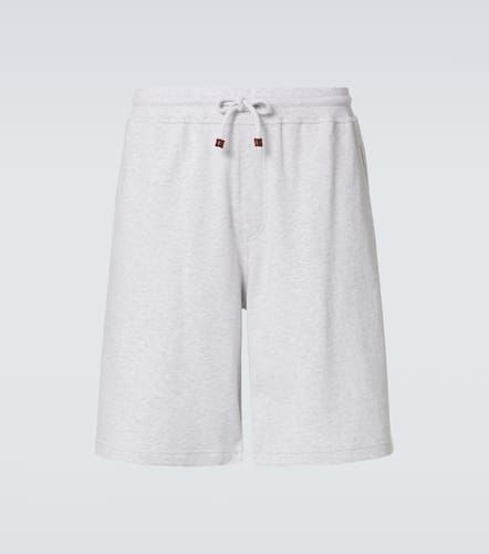 Shorts en jersey de mezcla de algodón - Brunello Cucinelli - Modalova