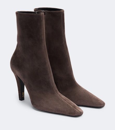 Saint Laurent Botines Jill de ante - Saint Laurent - Modalova