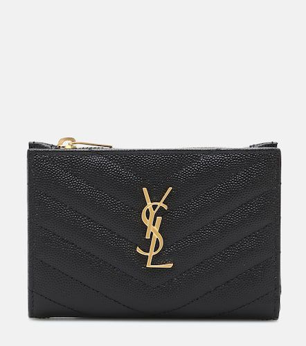 Monogram zipped leather wallet - Saint Laurent - Modalova