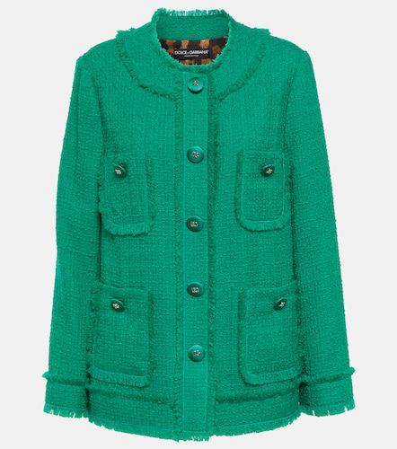 Embellished wool-blend jacket - Dolce&Gabbana - Modalova