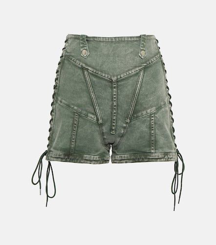 X KNWLS - Shorts di jeans a vita alta - Jean Paul Gaultier - Modalova