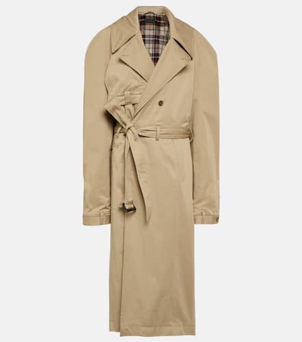 Cotton gabardine trench coat - Balenciaga - Modalova