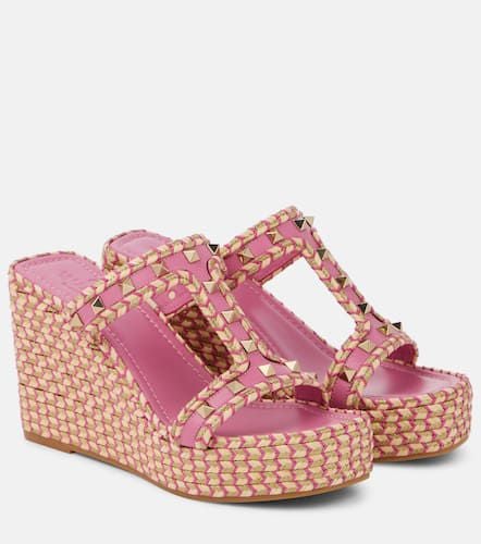 Rockstud wedge sandals - Valentino Garavani - Modalova