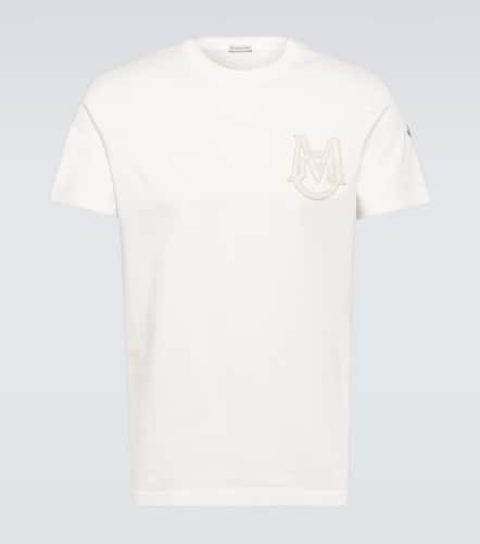 Moncler Logo cotton jersey T-shirt - Moncler - Modalova