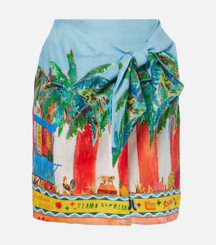 AlÃ©mais x Adam Lester All Aboard linen wrap skirt - Alemais - Modalova