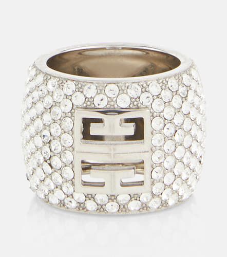 G crystal-embellished ring - Givenchy - Modalova