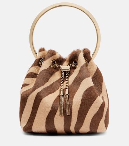Bon Bon Small calf hair bucket bag - Jimmy Choo - Modalova