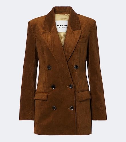 Blazer Rasma in velluto a coste di cotone e lino - Marant Etoile - Modalova