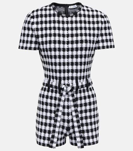 AlaÃ¯a Checked jacquard playsuit - Alaia - Modalova