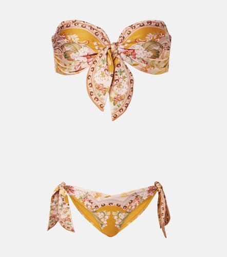 Bikini Wylie Scarf Tie con stampa - Zimmermann - Modalova