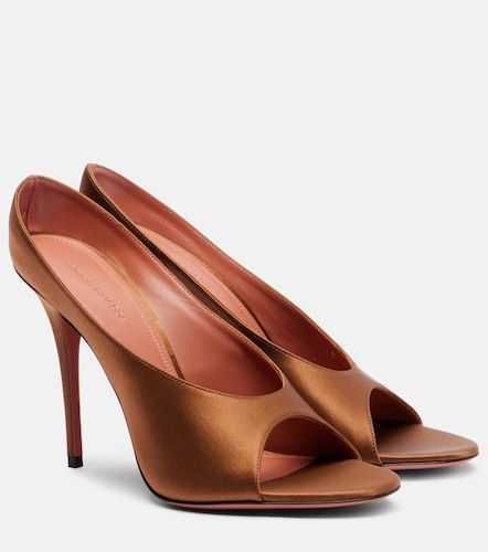 Amina Muaddi Anok 105 satin mules - Amina Muaddi - Modalova