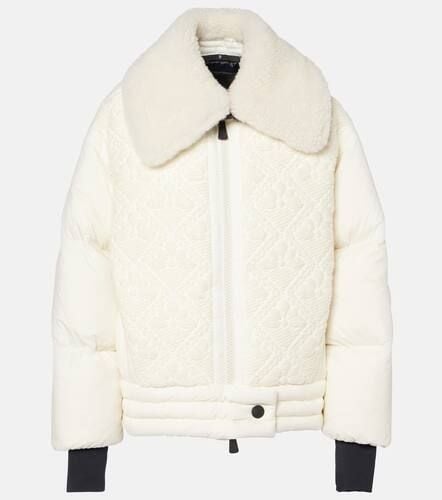 Skijacke Risoul mit Faux Shearling - Moncler Grenoble - Modalova