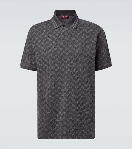 Polo in jacquard di cotone piquÃ© GG - Gucci - Modalova