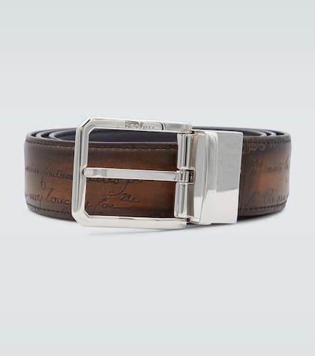 Scritto reversible leather belt - Berluti - Modalova