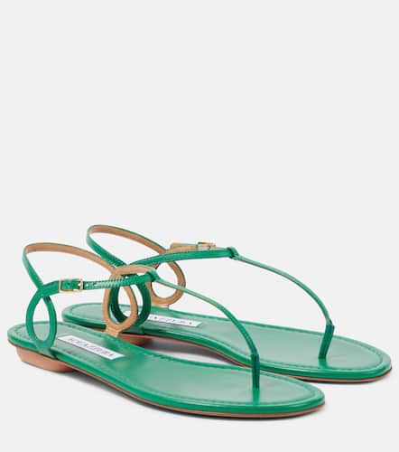 Almost Bare leather thong sandals - Aquazzura - Modalova