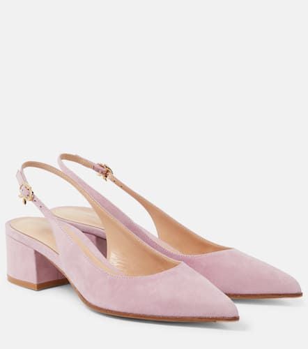 Slingback-Pumps Piper 45 aus Veloursleder - Gianvito Rossi - Modalova