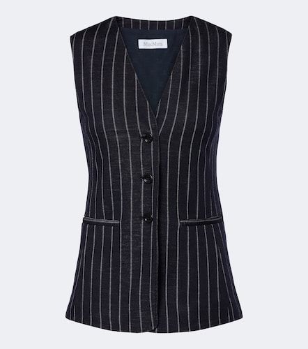 Chaleco con raya diplomática - Max Mara - Modalova