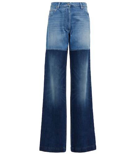 Bicolor high-rise wide-leg jeans - Peter Do - Modalova