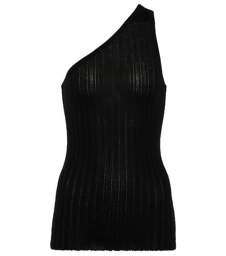 Tano ribbed-knit silk one-shoulder top - Petar Petrov - Modalova