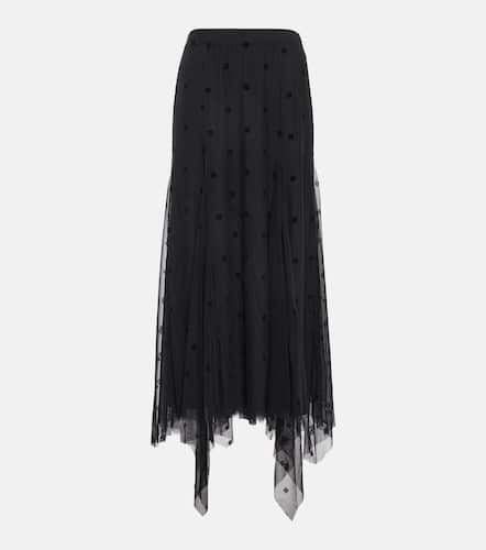 Falda midi de tul de lunares - Givenchy - Modalova
