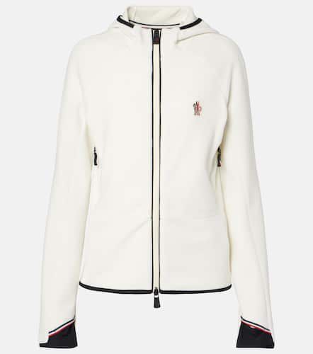 Felpa in pile con cappuccio e zip - Moncler Grenoble - Modalova