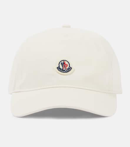 Gorra de gabardina de algodón con logo - Moncler - Modalova