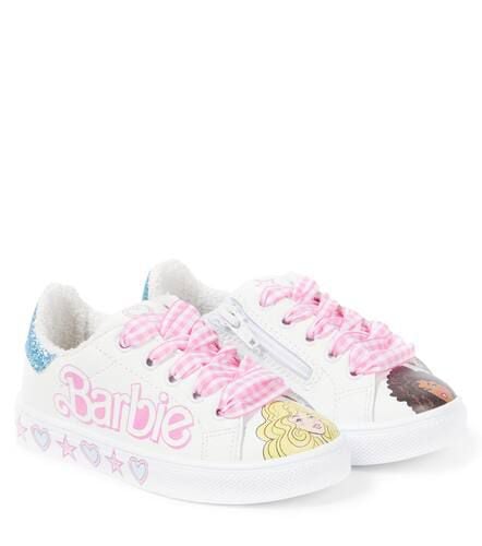 X Barbie® zapatillas de piel - Monnalisa - Modalova