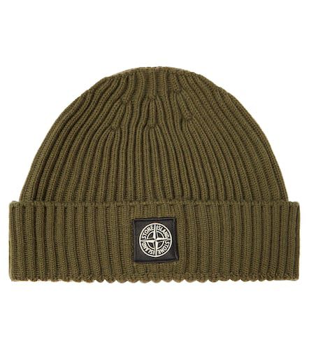 Compass virgin wool beanie - Stone Island Junior - Modalova