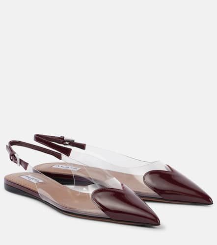 Alaïa Ballerine slingback Le Cœur in vernice e PU - Alaia - Modalova