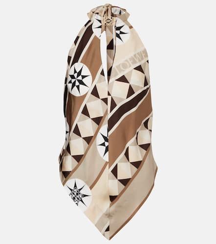 Top Paula's Ibiza Anagram en soie - Loewe - Modalova