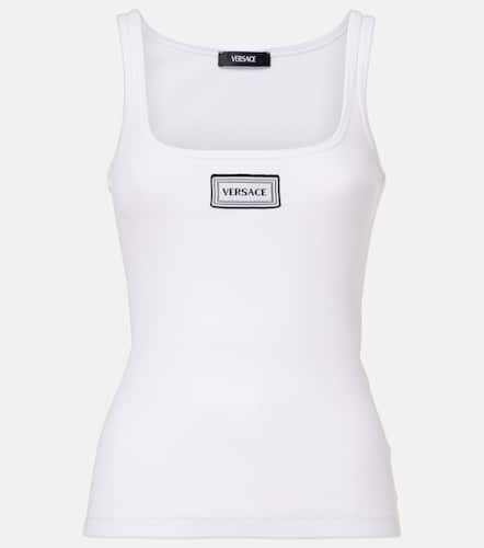 Versace Tank top con logo bordado - Versace - Modalova