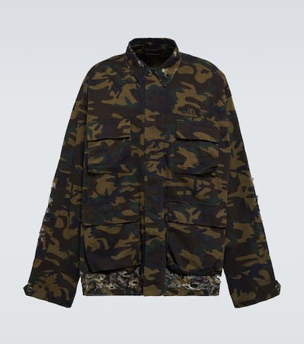Camouflage cotton overshirt - Balenciaga - Modalova