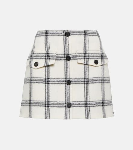 Ocroma checked wool miniskirt - Sportmax - Modalova