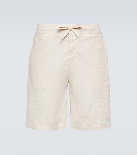 Sergio linen-blend Bermuda shorts - Frescobol Carioca - Modalova