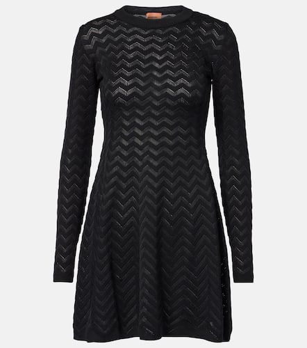 Zig Zag cotton-blend minidress - Missoni - Modalova