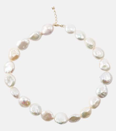 Kt gold necklace with pearls - Mateo - Modalova