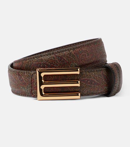 Etro Paisley faux leather belt - Etro - Modalova