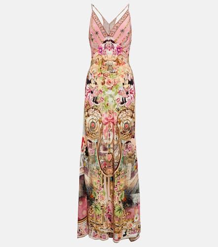 X DisneyÂ® Minnie Mouse Magic silk maxi dress - Camilla - Modalova