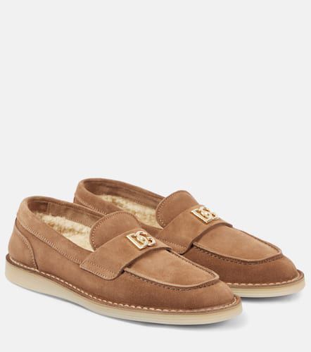 Dolce&Gabbana DG suede loafers - Dolce&Gabbana - Modalova