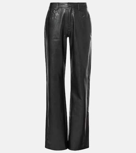 Gerade High-Rise-Hose Tess aus Lederimitat - 7 For All Mankind - Modalova