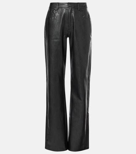 Tess high-rise faux leather straight pants - 7 For All Mankind - Modalova